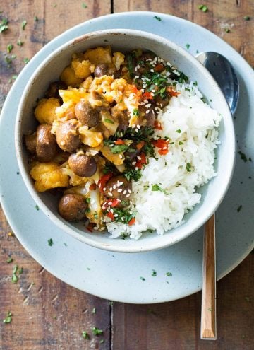 Vegan yellow curry
