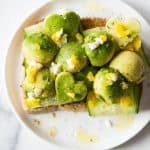 Avocado toast with egg