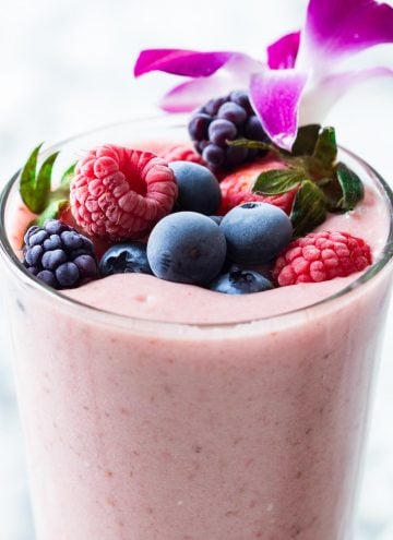 Strawberry smoothie without yogurt