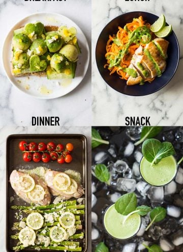 A healthy diet is one filled with food and most of it fruits and vegetables. Fill half your plate with fruits and veggies and the rest with "food"!