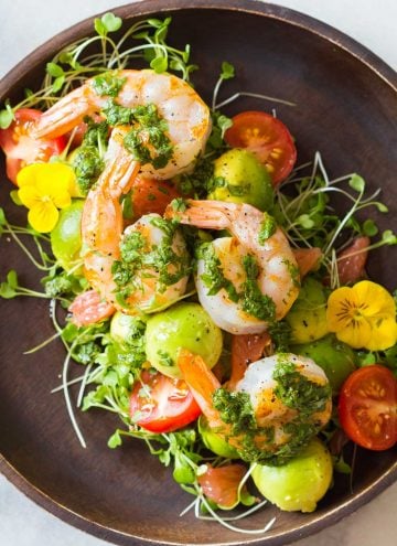 Shrimp avocado salad