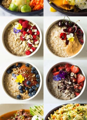 Collage of instant pot recipes