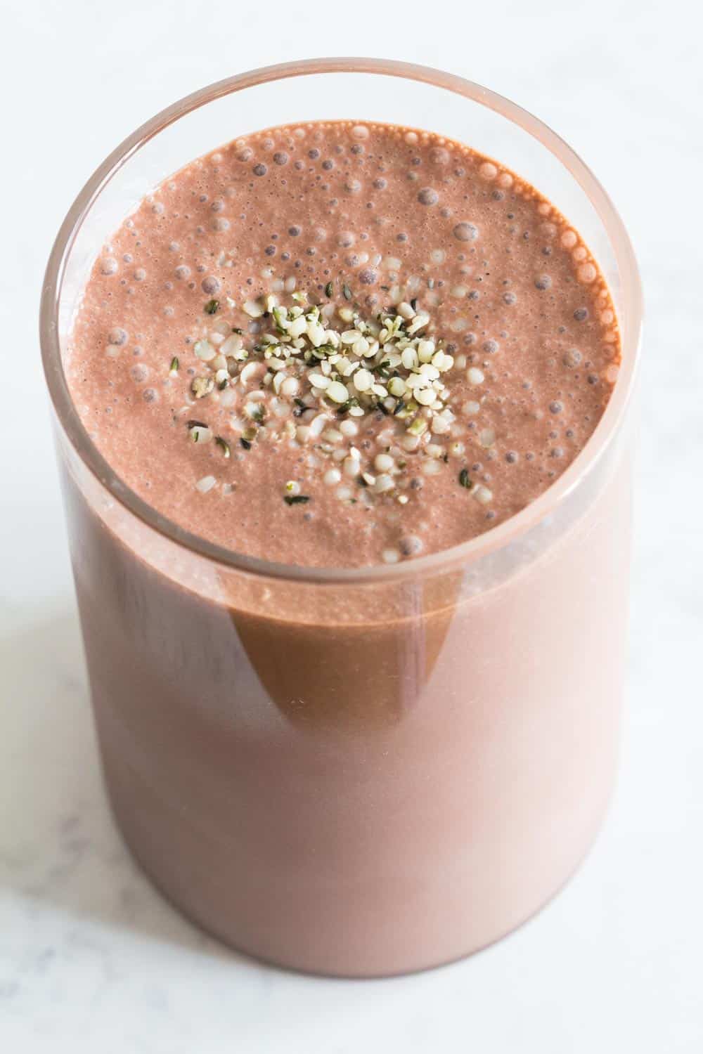 chocolate peanut butter banana smoothie