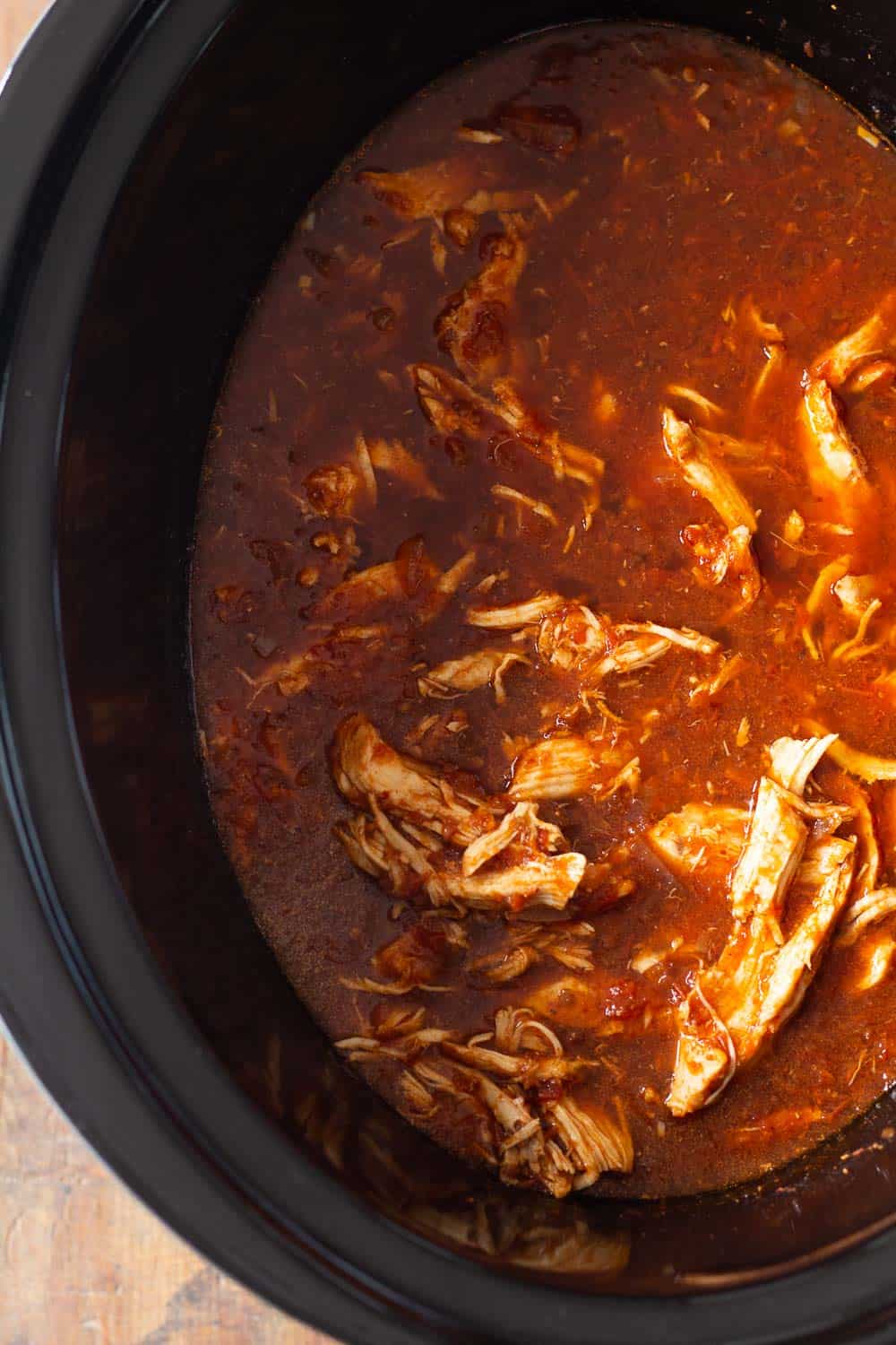 Chicken Tinga in the Crockpot