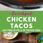 Crockpot Chicken Tacos Pin