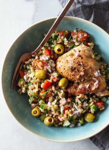 Mediterranean Farro Salad