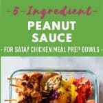 Peanut Sauce Pin Collage