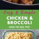 Chicken and Broccoli Pin Collage