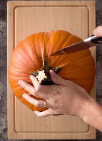 Cutting a Pumpkin
