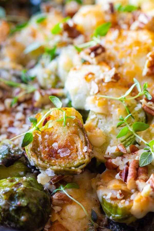 Sauteed Brussels Sprouts Close-Up