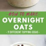 Overnight Oats Pin Collage