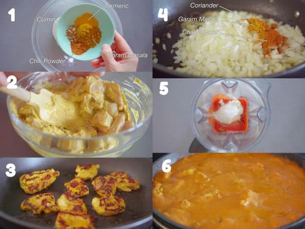 How to make butter chicken step by step photo instructions